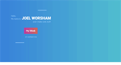 Desktop Screenshot of joelworsham.com